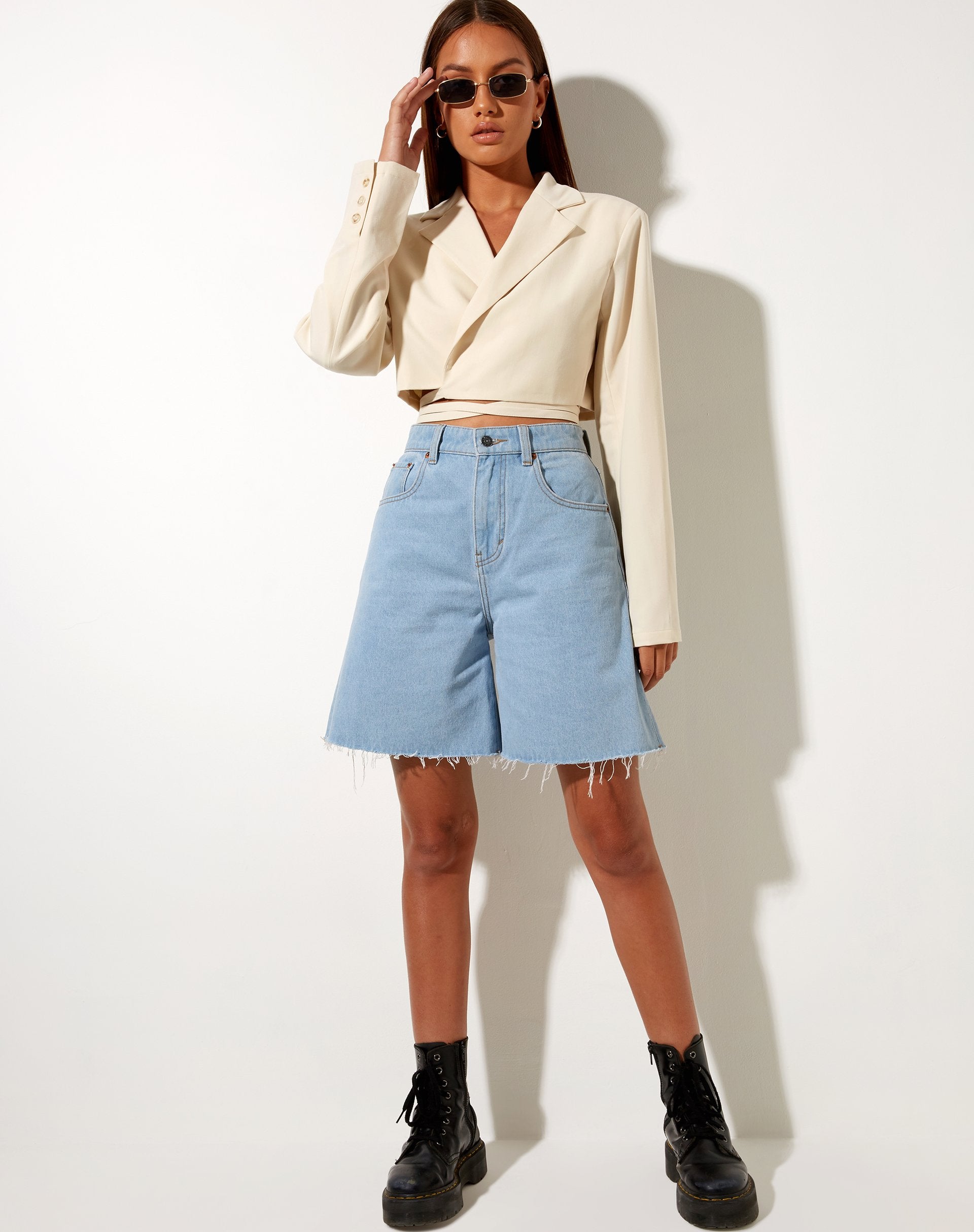 Immagine di Notus - Blazer sartoriale in panna