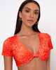 Immagine di Notya Bikini Top in Sand Leopard Orange
