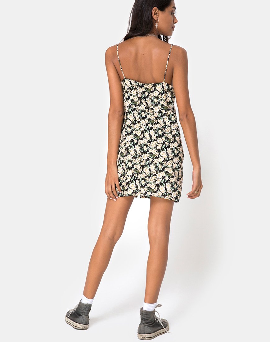Immagine di Novia Slip Dress in Aster Nero