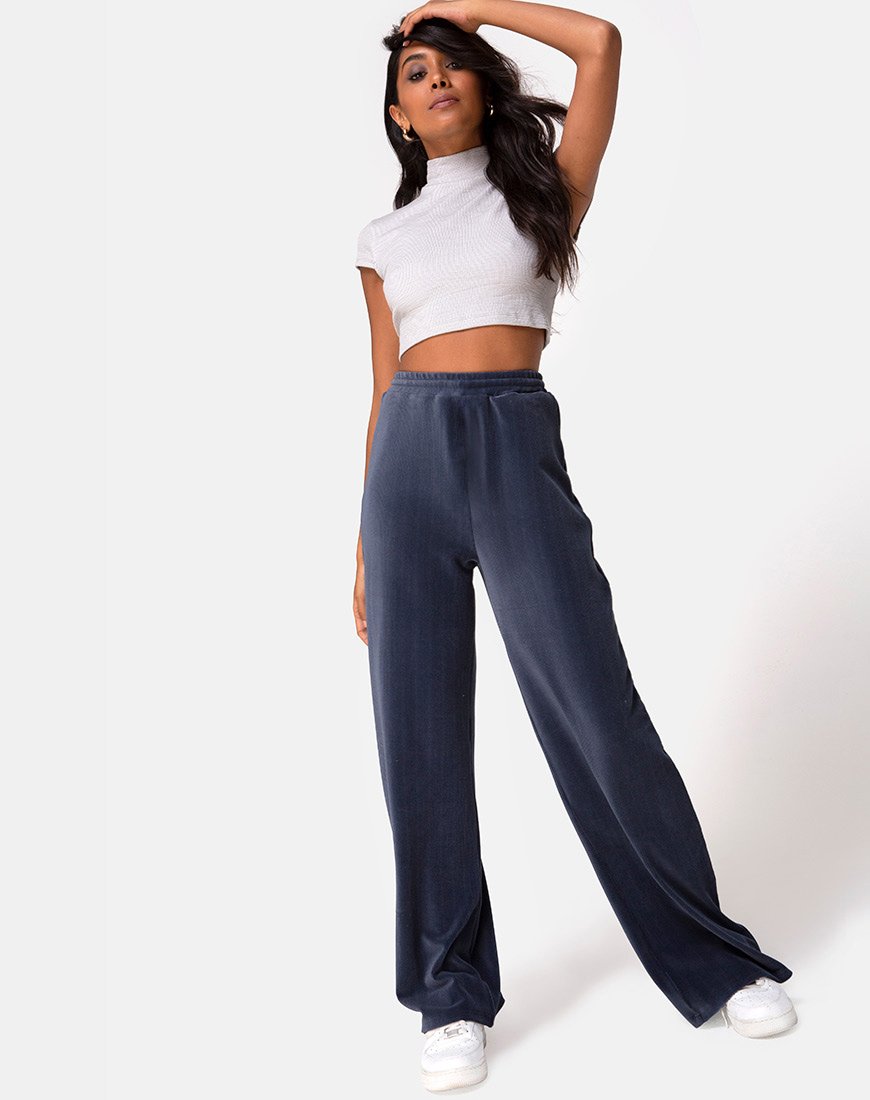 Immagine di Obeli Pantaloni in costina Charcoal
