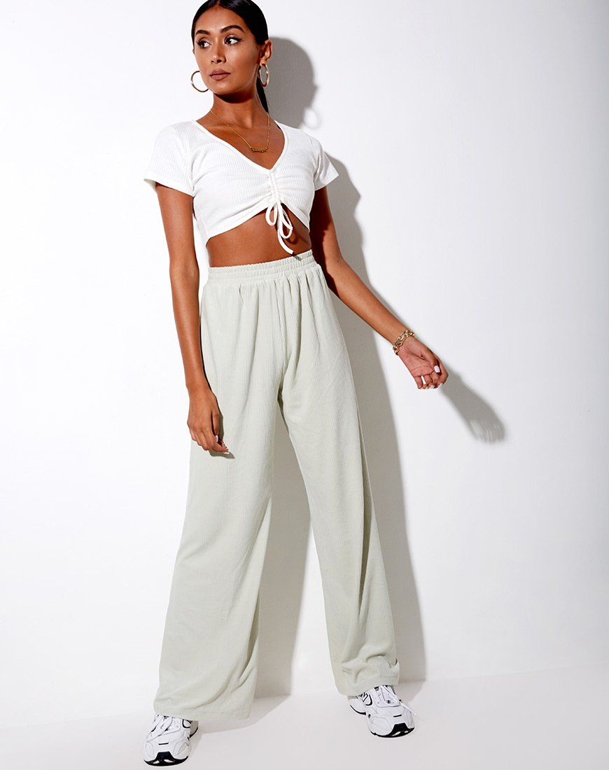 Pantaloni Obeli in velluto a coste Minty