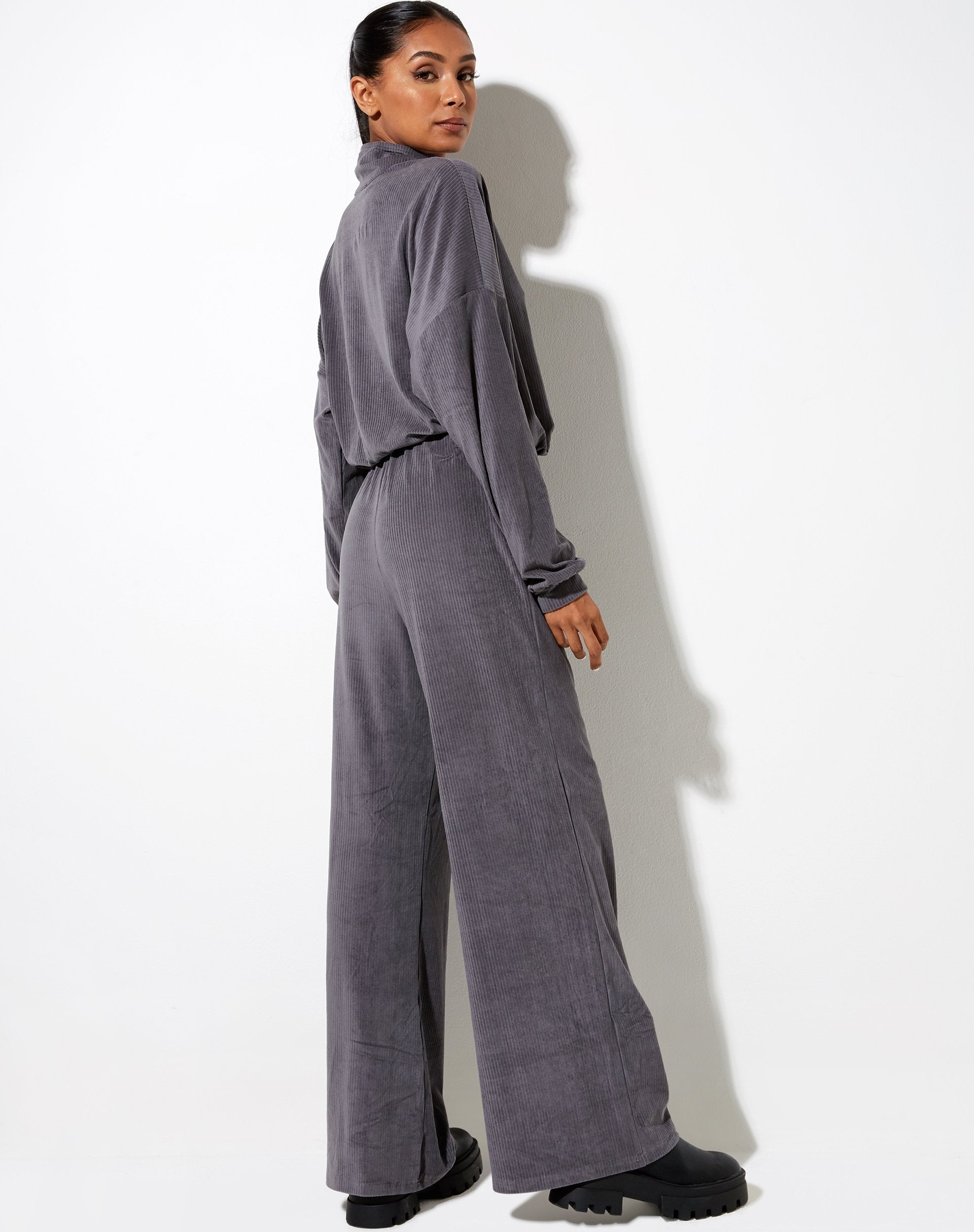 Immagine di Obeli Pantaloni in grigio antracite Angel Embro
