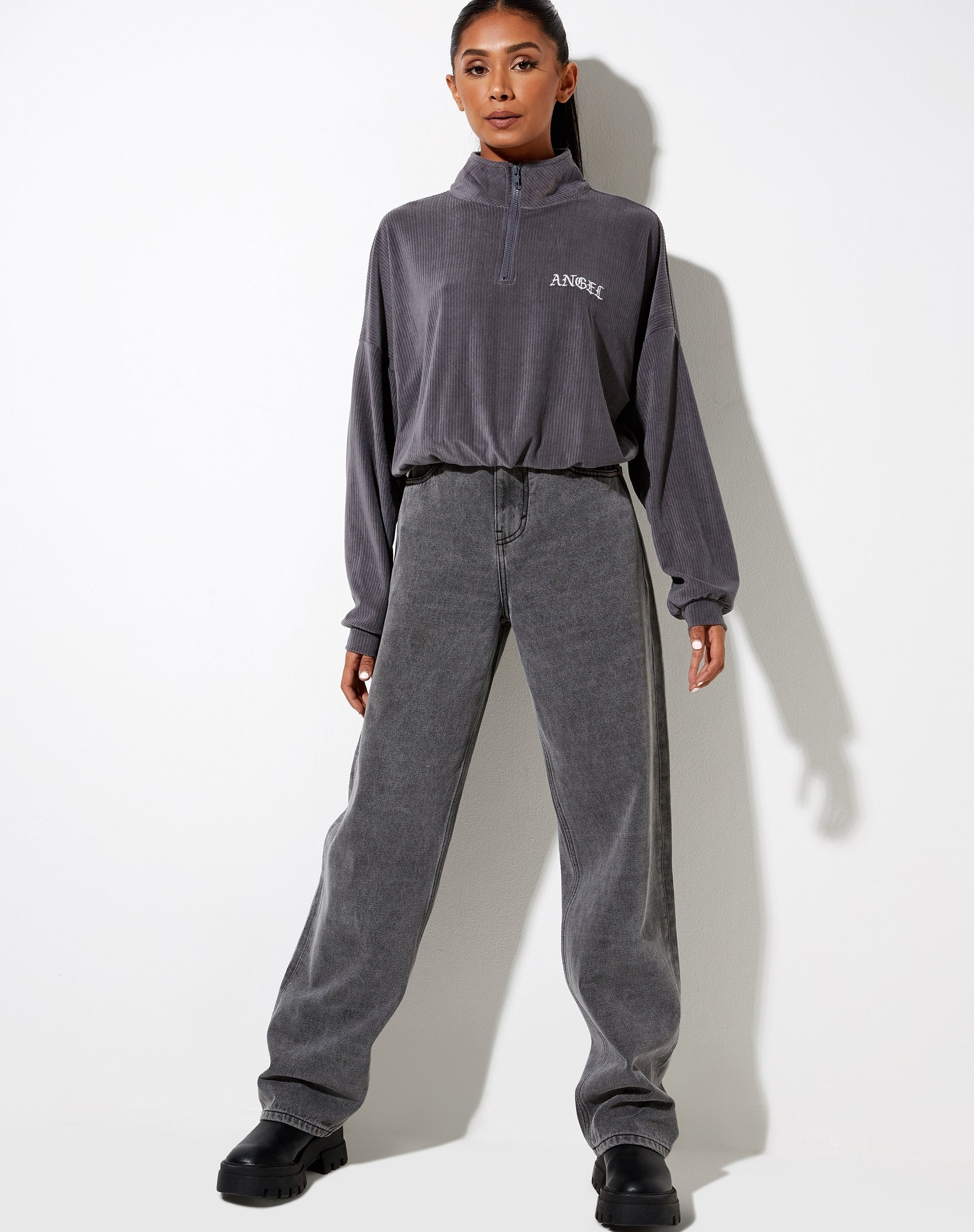 Immagine di Olini Jumper in grigio antracite Angel Embro