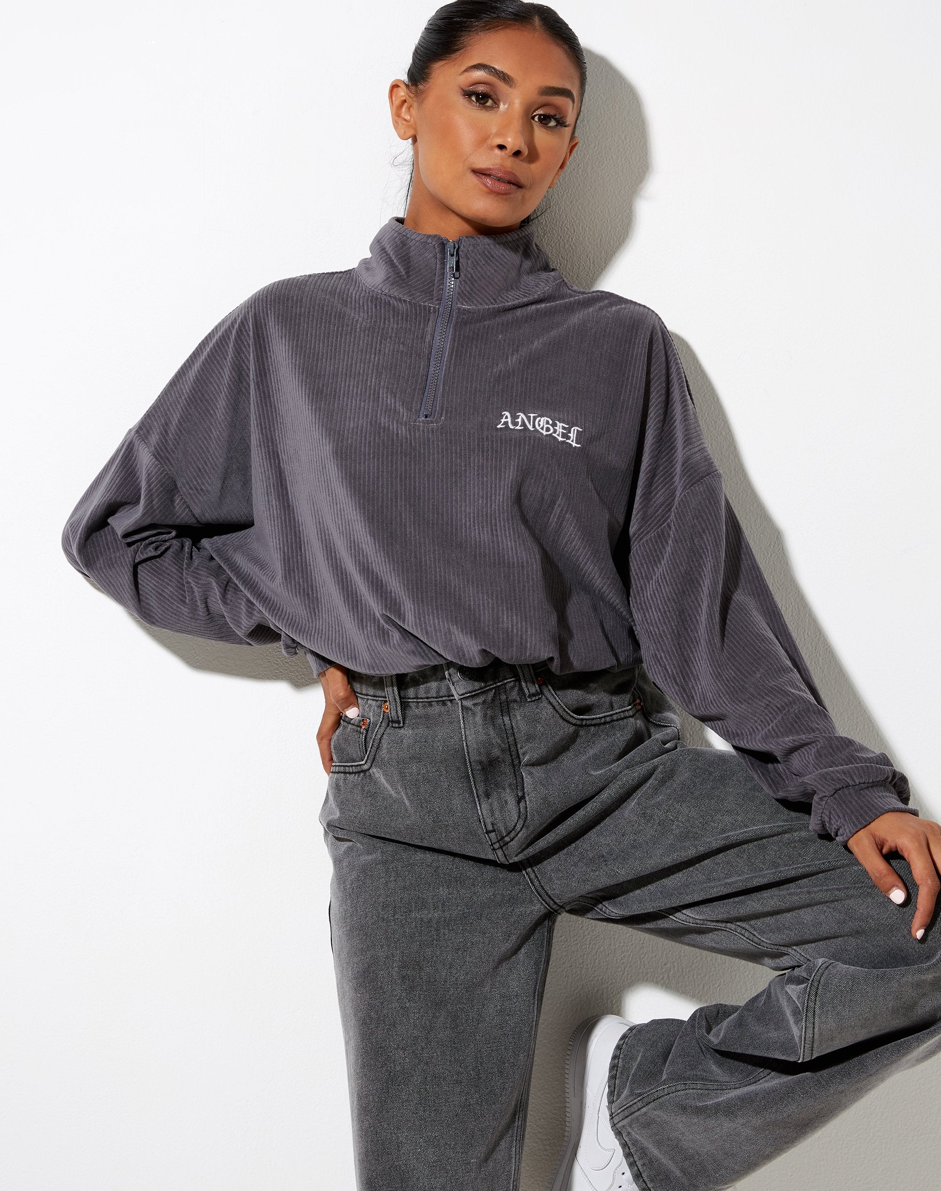 Immagine di Olini Jumper in grigio antracite Angel Embro