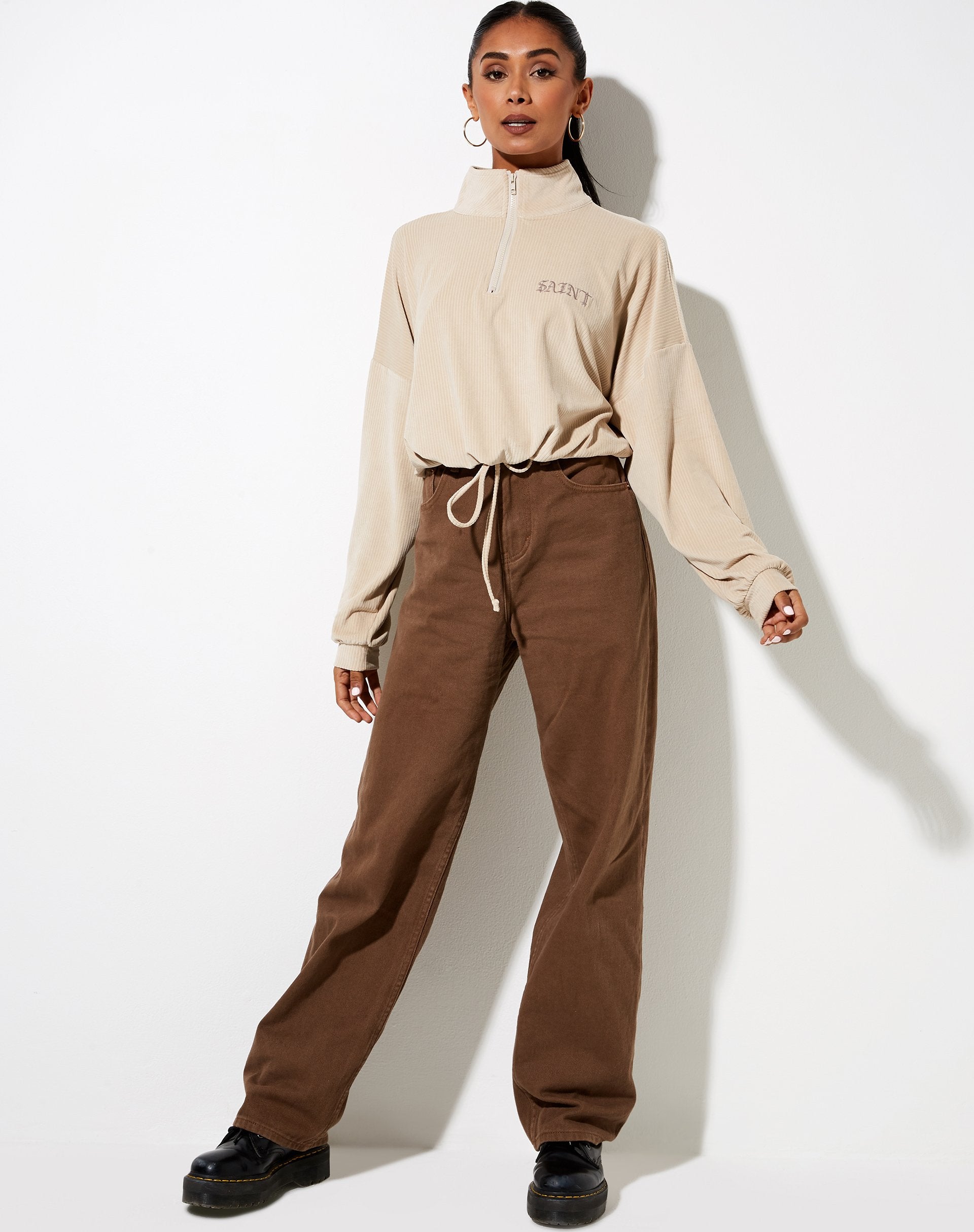 Immagine di Olini Maglione in beige neutro Saint Embro