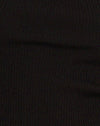Maglia a coste nera