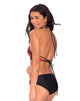 Immagine di On Point Bikini Bottoms in Flaming Skies Nero