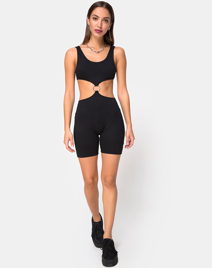 Immagine di Orca Cutout Unitard in nero