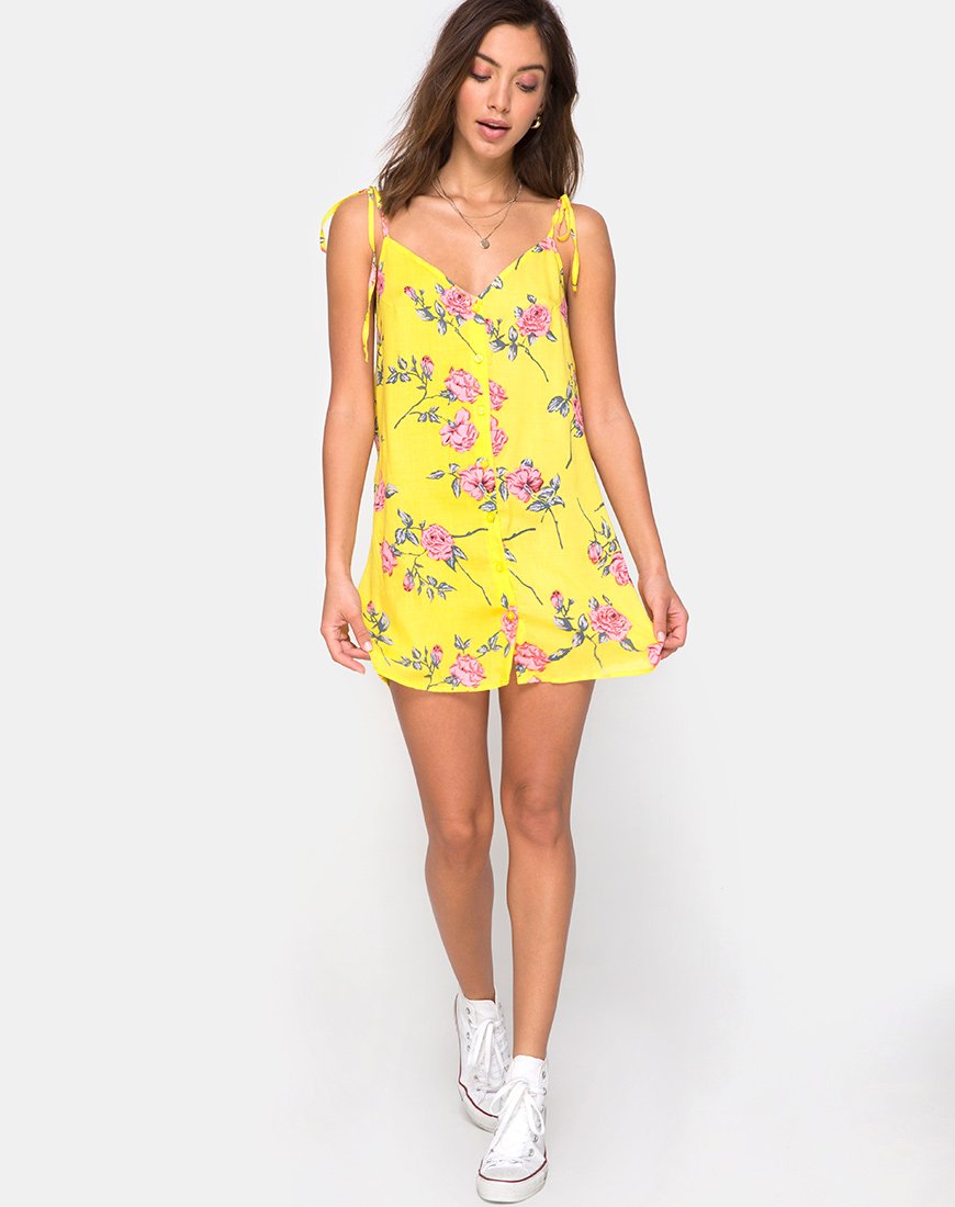Immagine di Osla Slip Dress in giallo Candy Rose