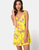 Immagine di Osla Slip Dress in giallo Candy Rose