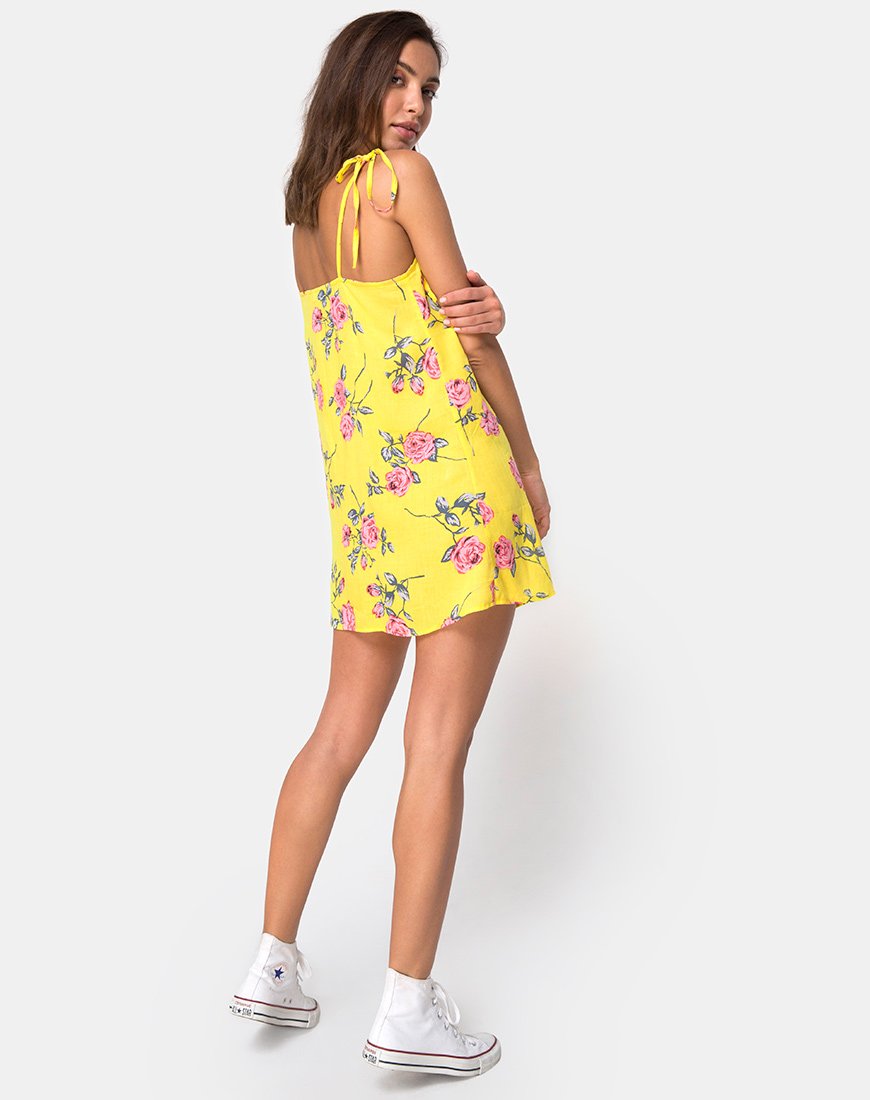 Immagine di Osla Slip Dress in giallo Candy Rose