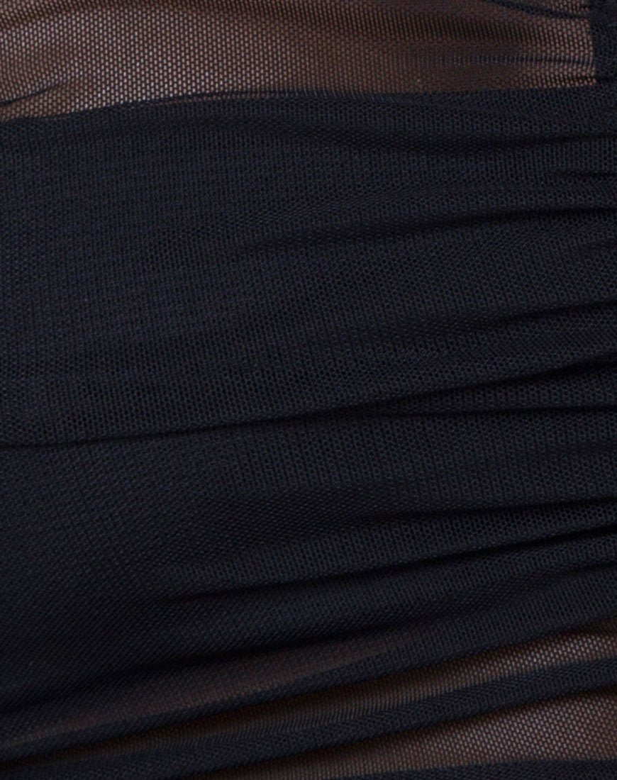Immagine di Osta Off The Shoulder Top in nero
