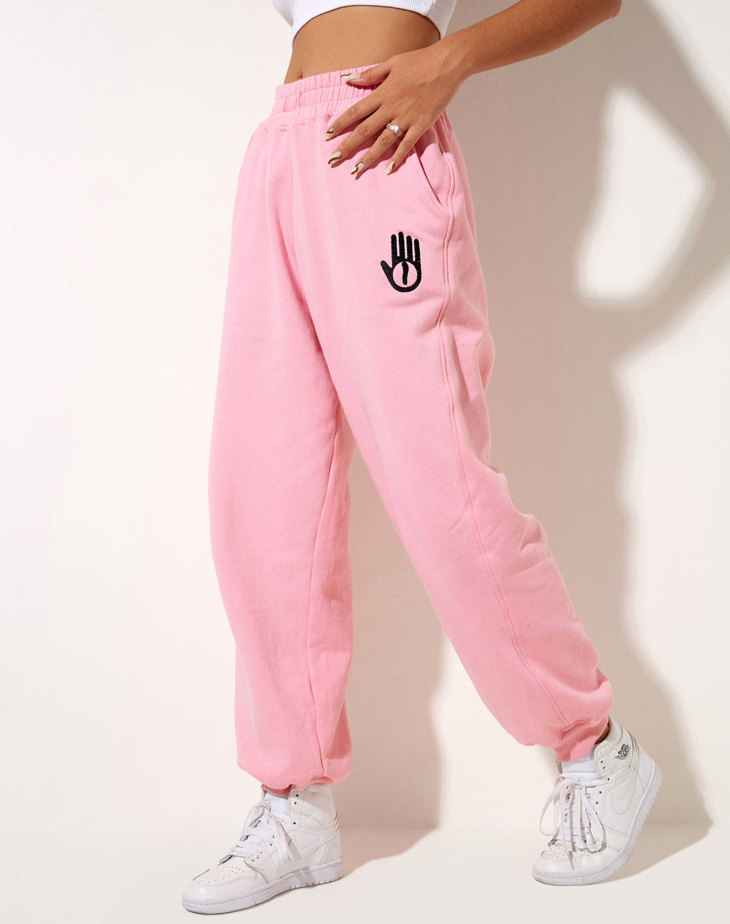 Roider Jogger in rosa peonia Niente di personale
