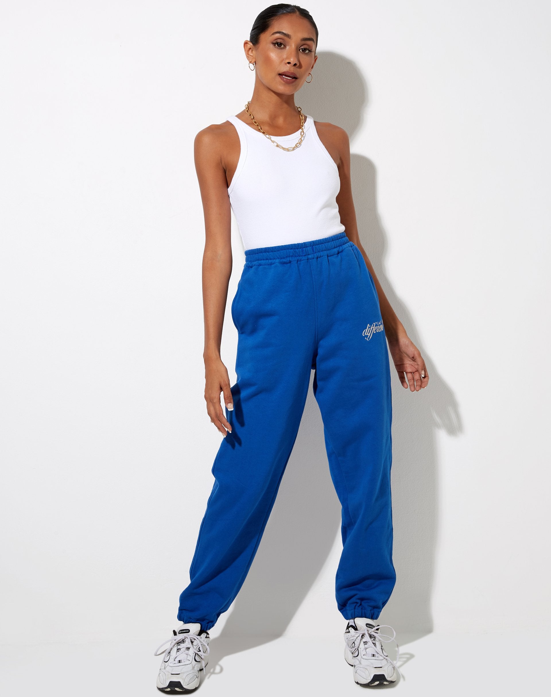 Immagine di Basta Jogger in Cobalt It Just Hits Different Embro