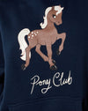 Pony Club Navy Mix Embro