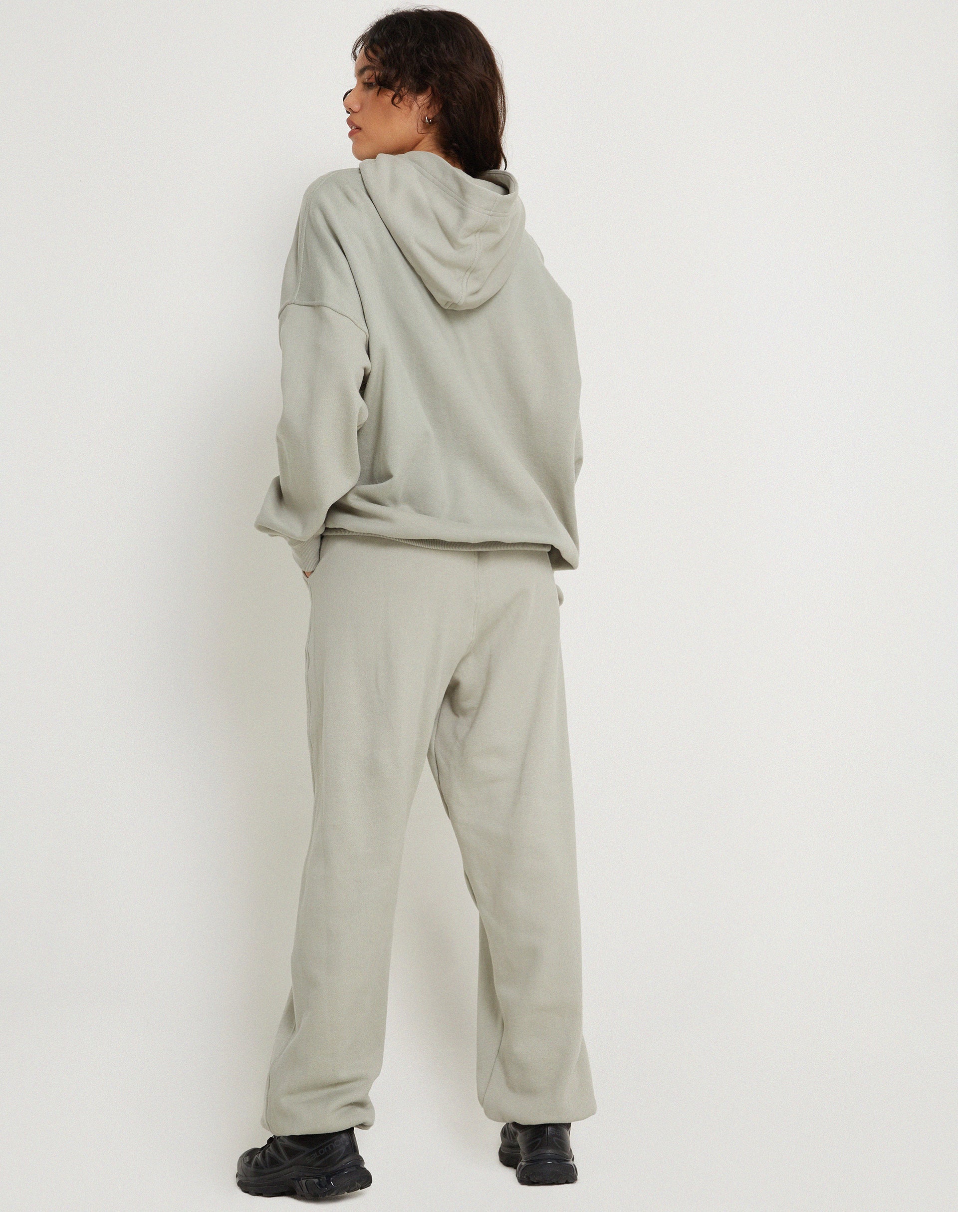 immagine della felpa con cappuccio oversize in Surf Blue Utopia