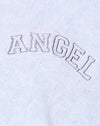 Ricamo angelo in argento lavato