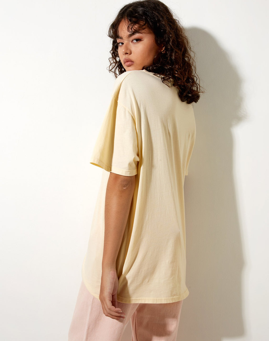 Maglietta oversize basic in crema di burro Pearl Sands