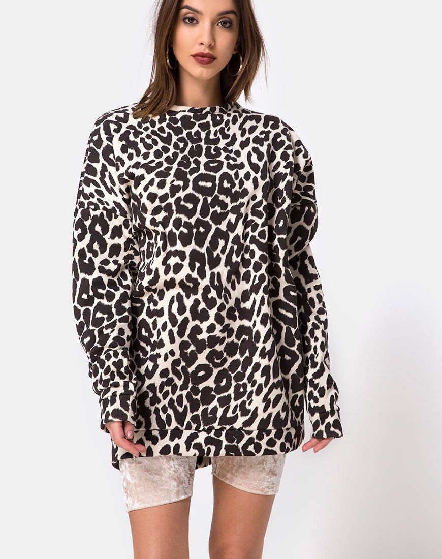 Felpa oversize in Jaguar oversize