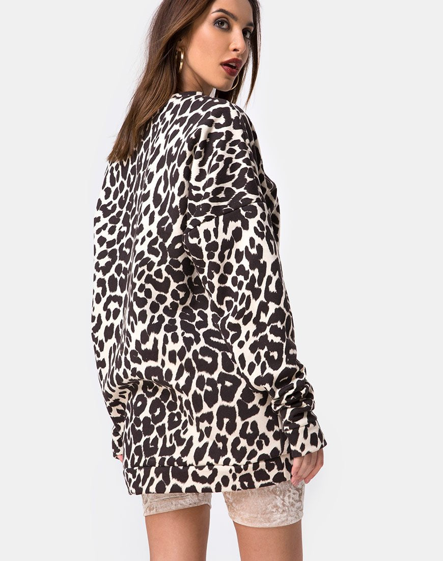 Felpa oversize in Jaguar oversize
