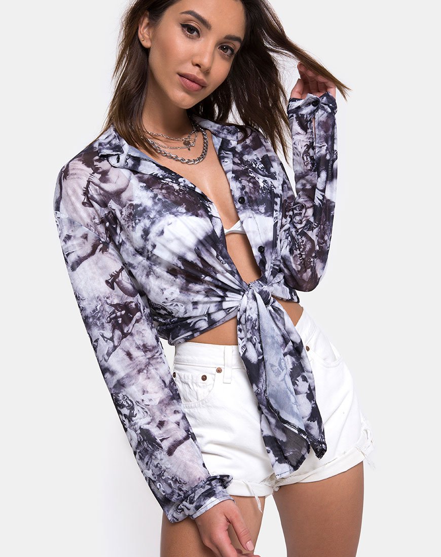 Immagine della camicia Oxford in maglia Cherubino