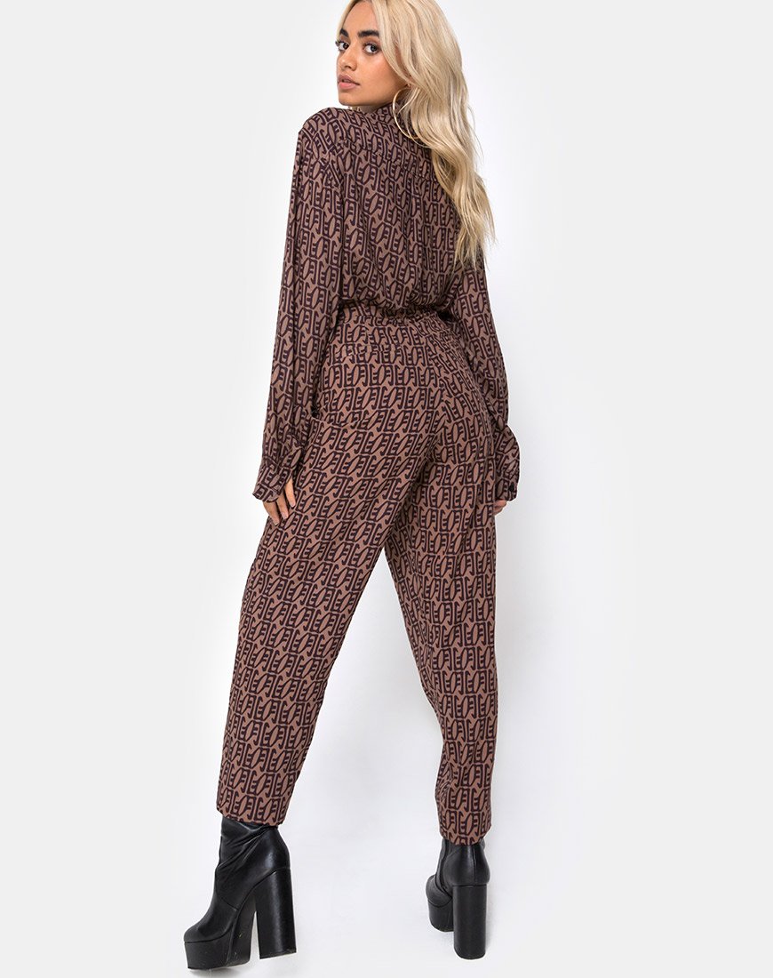 Camicia Oxford con luna cinese