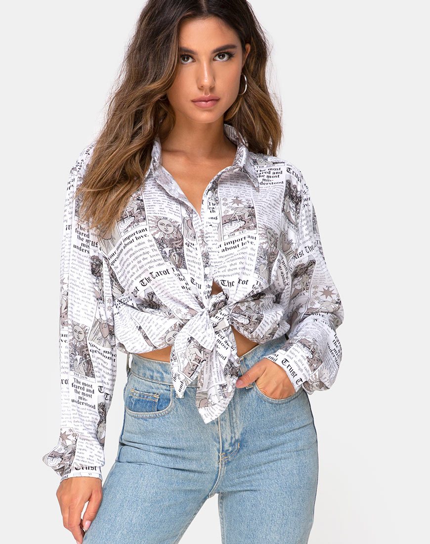 Immagine di Camicia Oxford in Tarocchi
