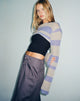 Immagine di Ozzy Bolero Top in Grigio Blu