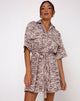 Immagine di Pamela Shirt Dress in Easy Tiger Cocoa