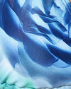  Blu floreale astratto