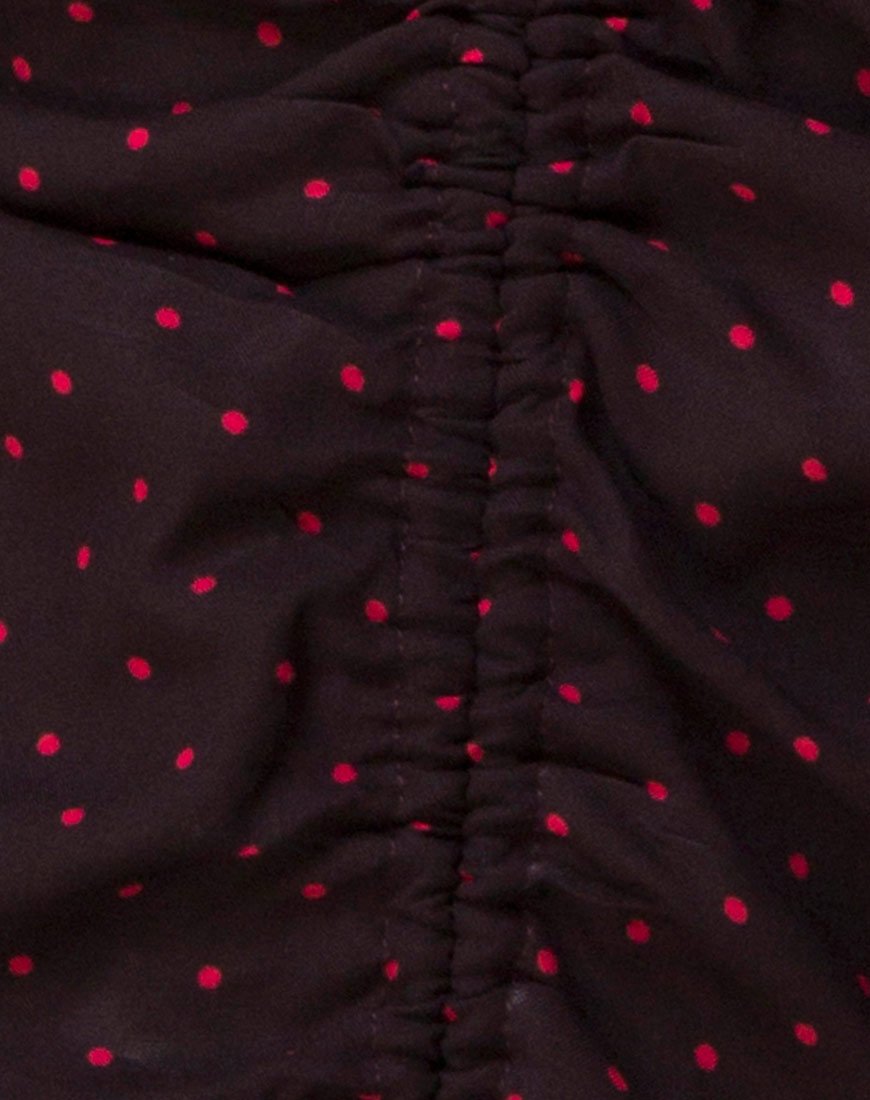Immagine dell'abito Panthus a pois cubani rosso