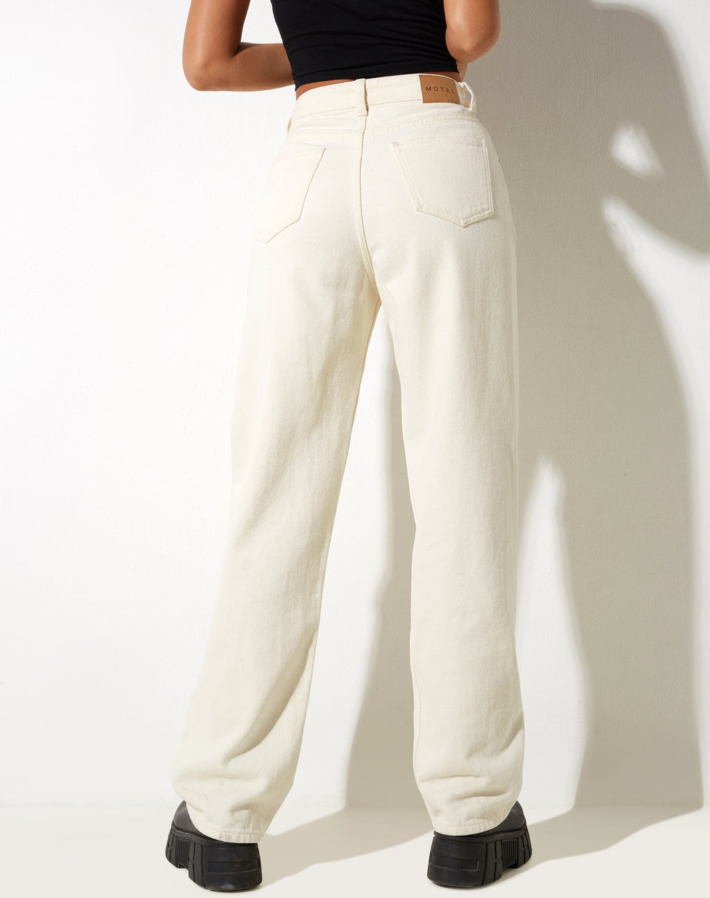 Jeans Parallel in Buttermilk