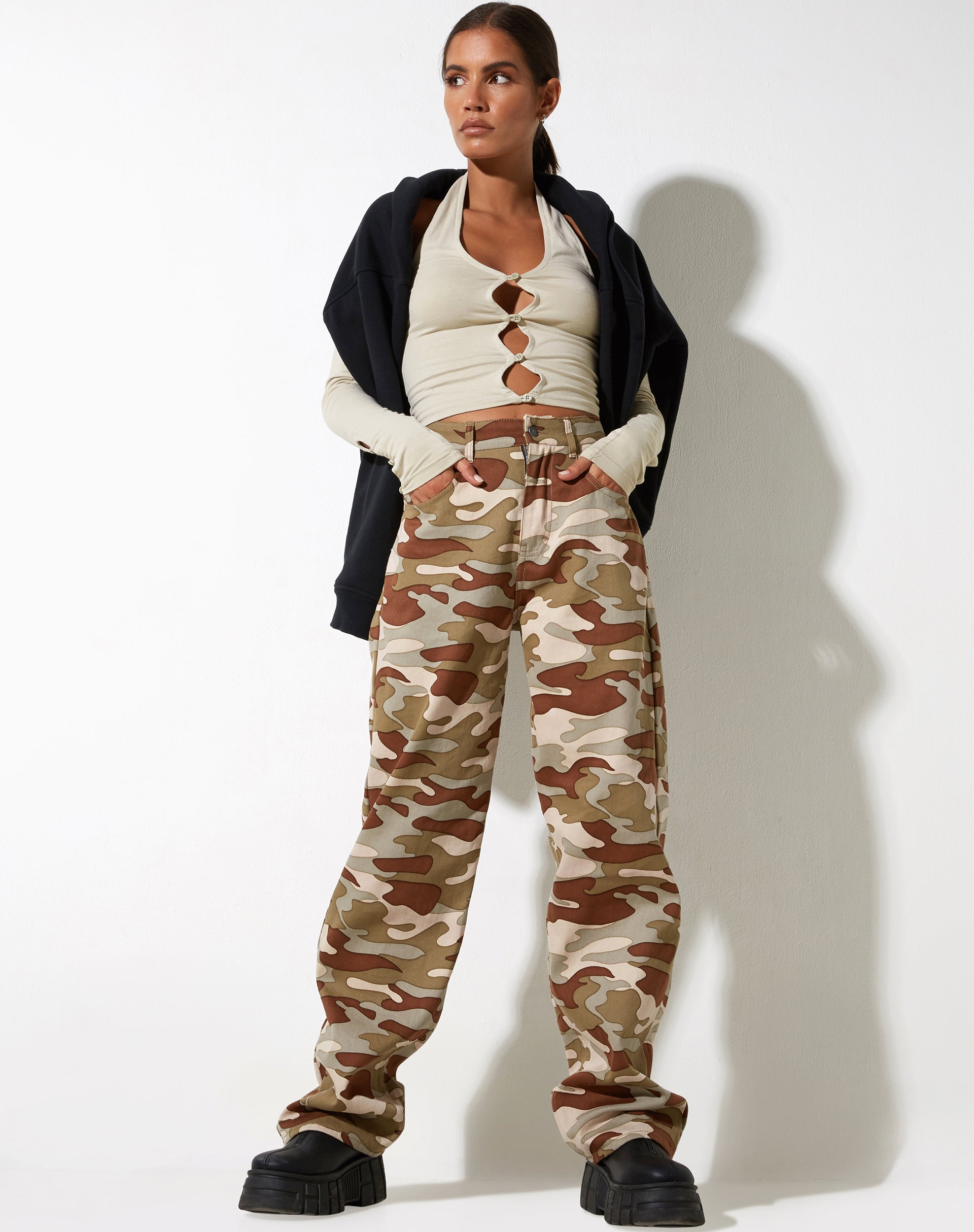 immagine di Parallel Jeans in Camo