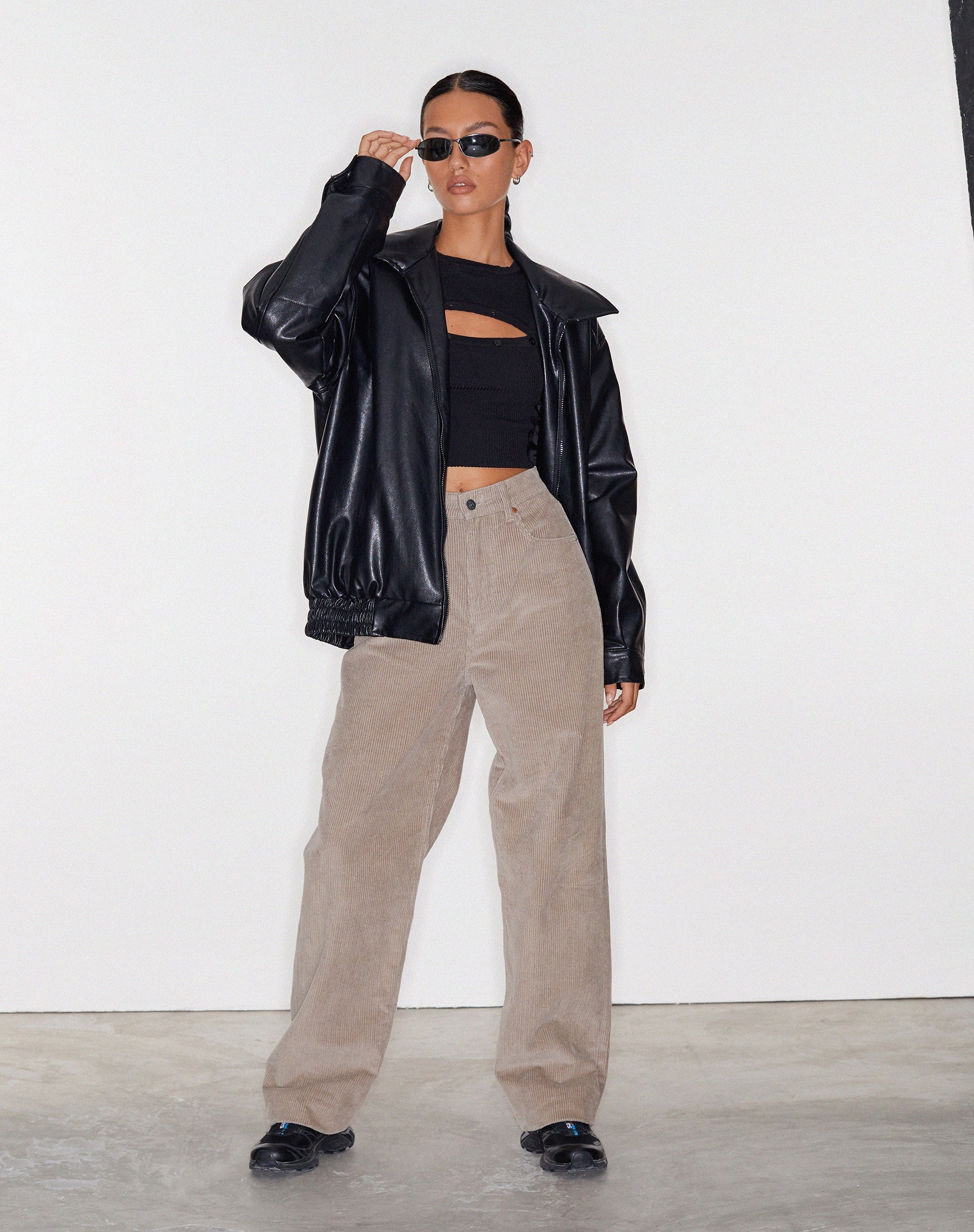 immagine di Parallel Jeans in Cord Smoke Grey