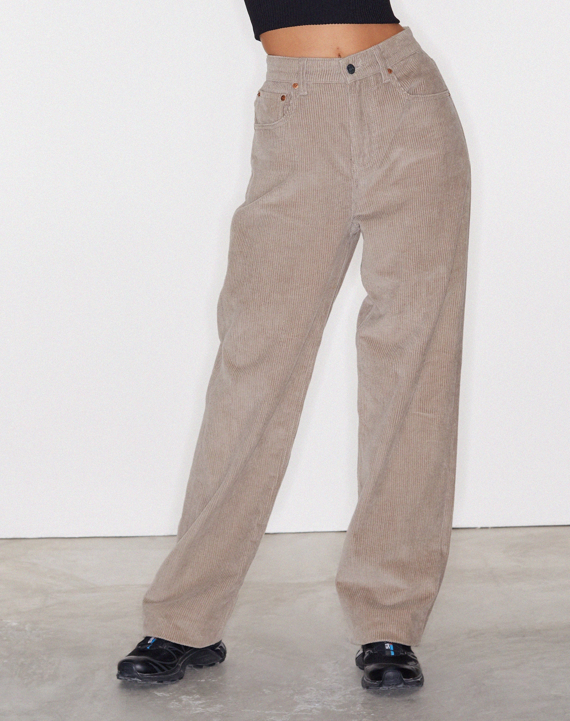 immagine di Parallel Jeans in Cord Smoke Grey