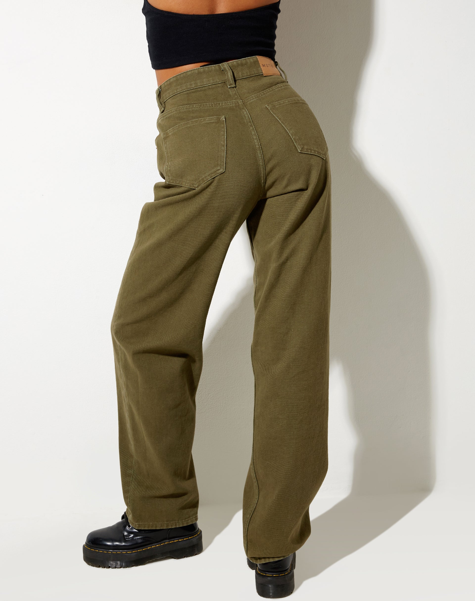 Immagine di Parallel Jeans in Khaki Green