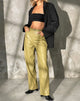 immagine di Pantalone Parallel in PU Leaf Green