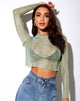 Immagine di Paria Top in Lime Croc