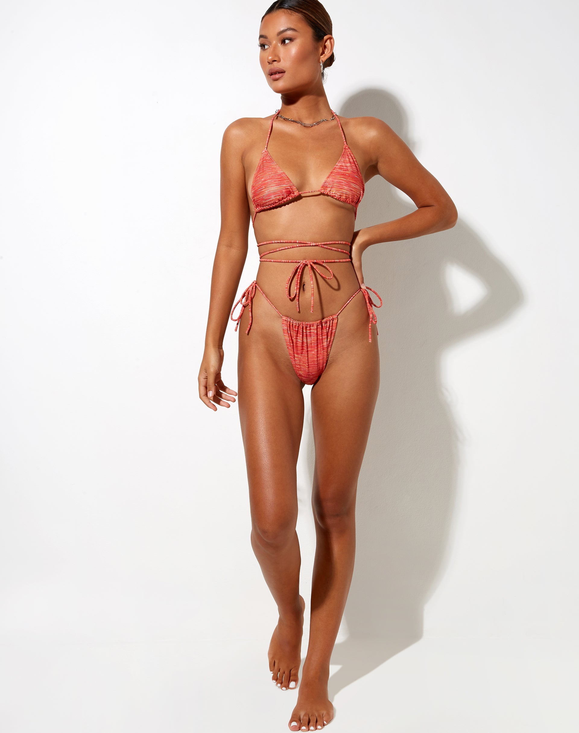Immagine di Parmia Triangle Bikini Top in Summer Rays
