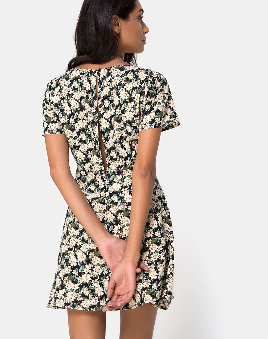 Immagine di Peky Skater Dress in Aster Nero
