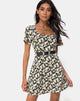 Immagine di Peky Skater Dress in Aster Nero