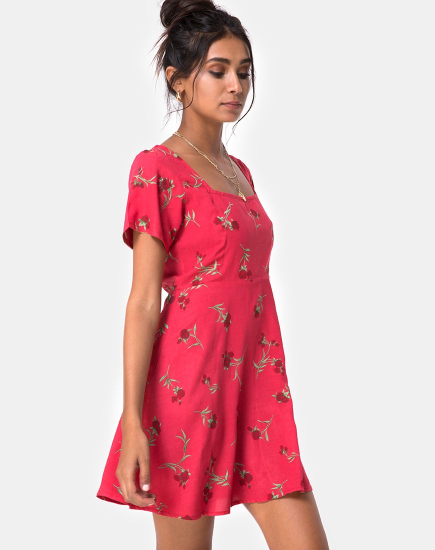 Abito da tè Peky in Rouge Rose Pink
