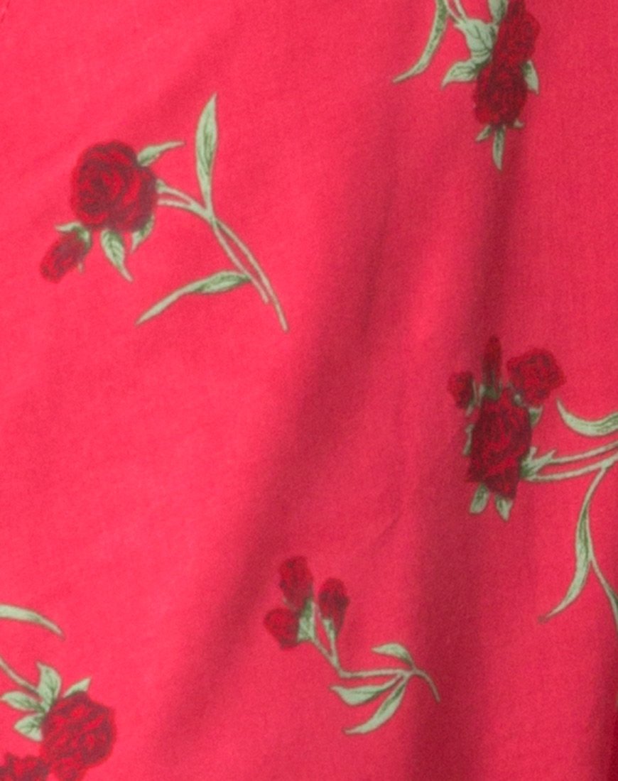 Immagine di Peky Tea Dress in Rouge Rose Pink