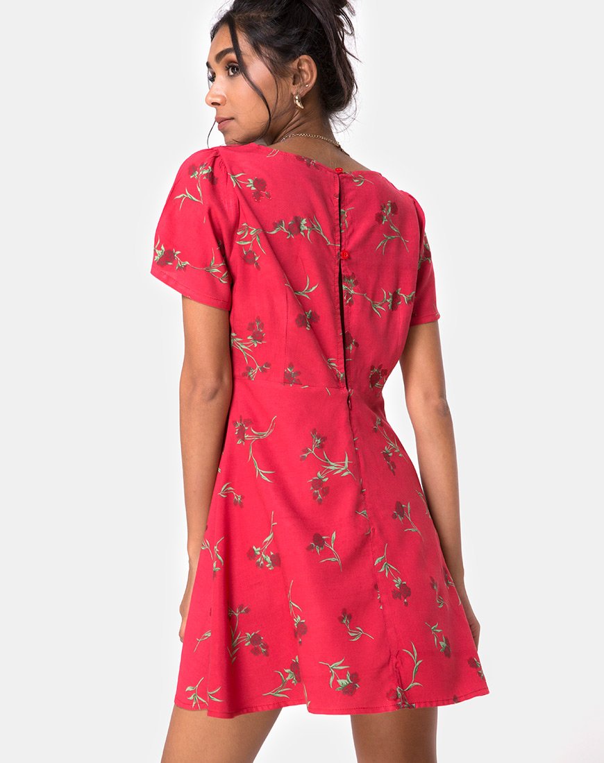 Abito da tè Peky in Rouge Rose Pink