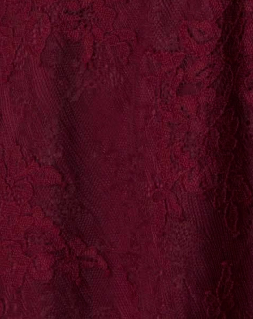 Immagine di Penley Skater Dress in pizzo femminile marrone