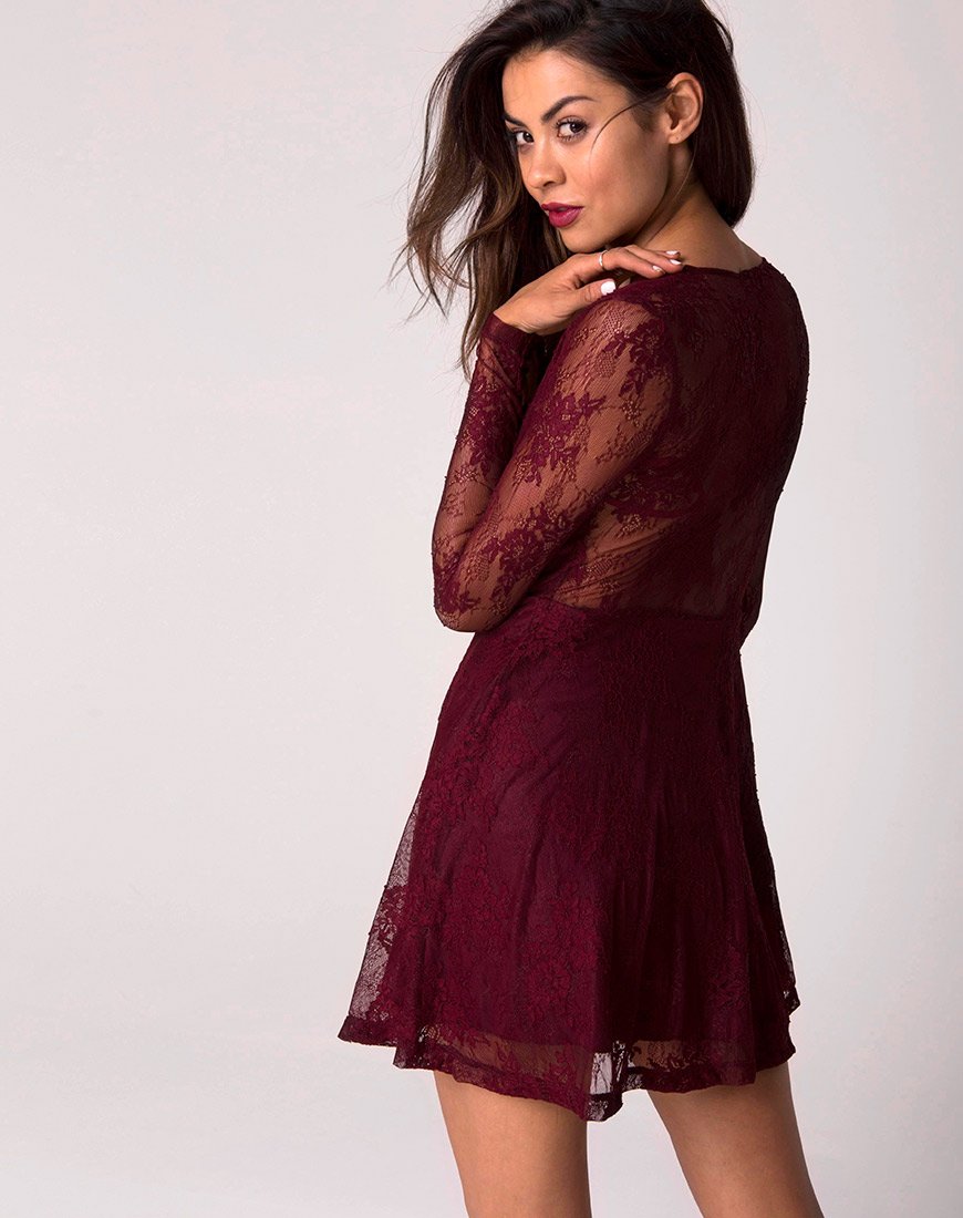 Abito Penley in pizzo femminile marrone