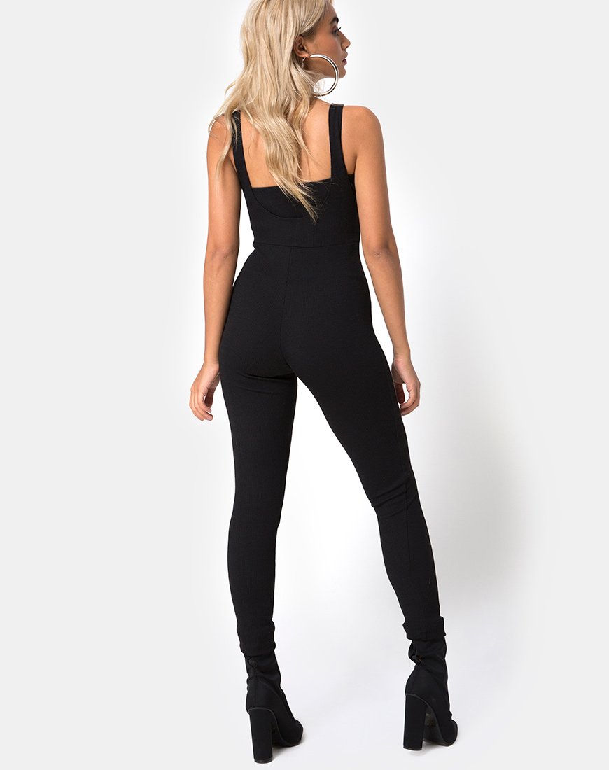 Immagine di Penold Unitard in nero con gancio argento