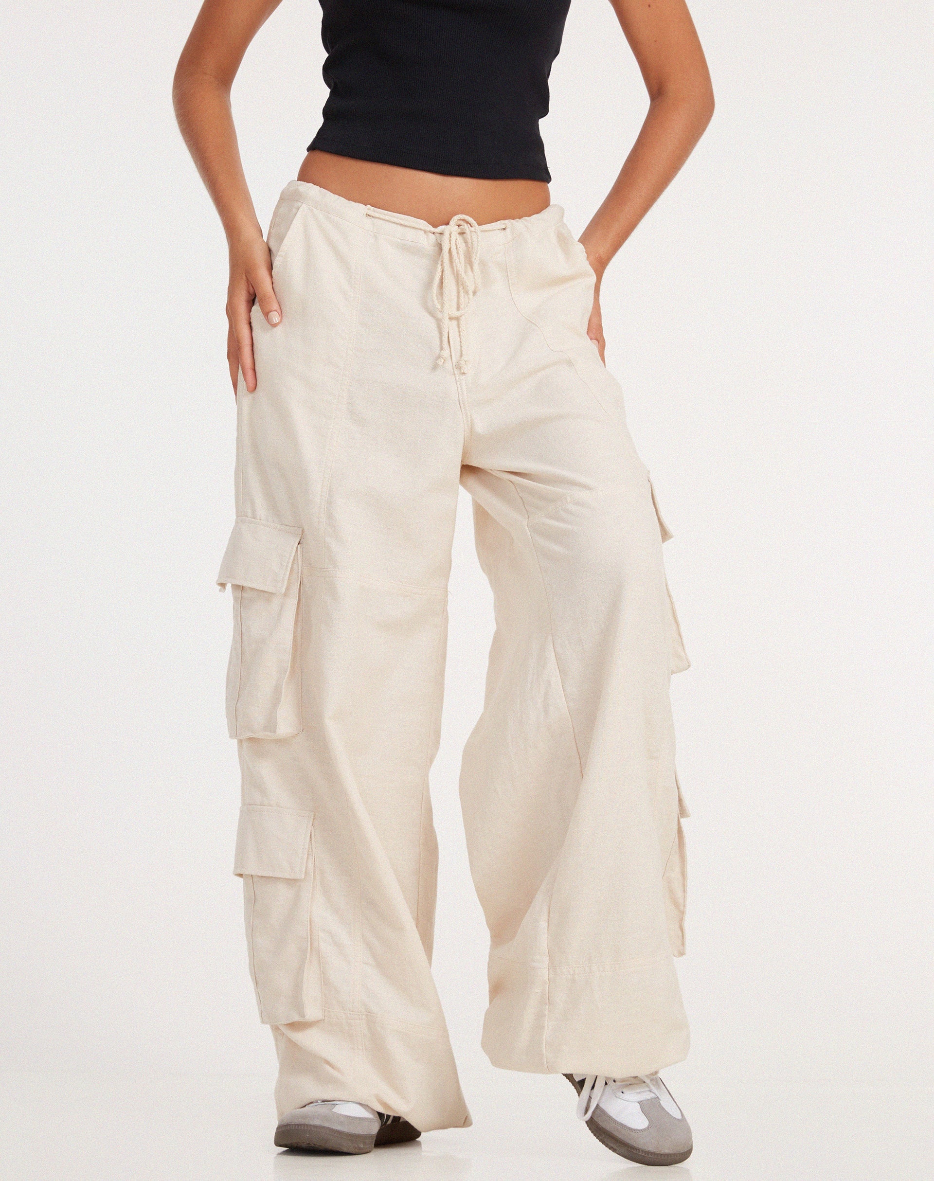 IMMAGINE DEI pantaloni Philia in ecrù