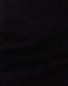 Maglia a coste nera