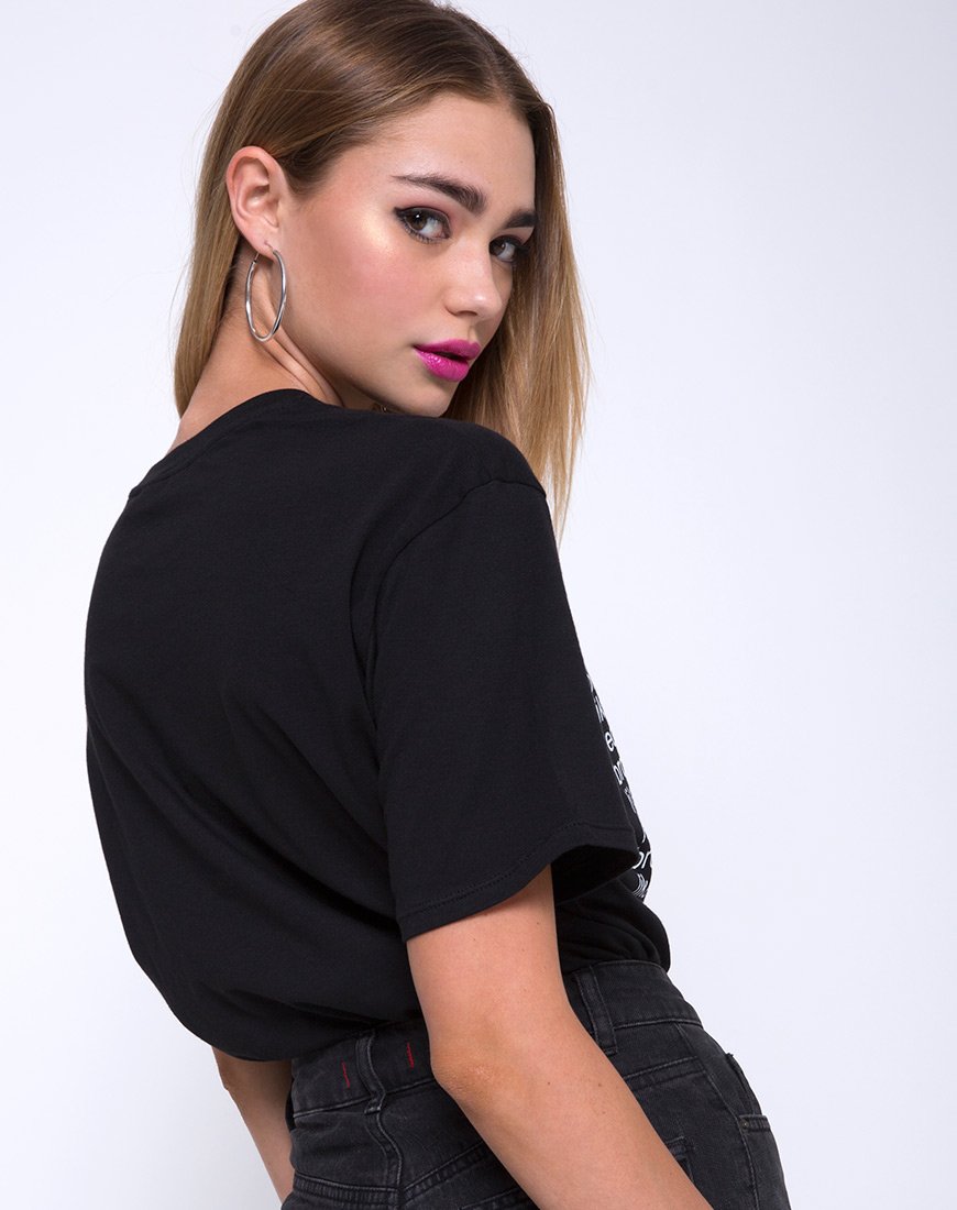 Immagine di OVERSIZE BASIC TEE CTN JERSEY 40S BLACKLIKE A BR (Z012733 BLACKLIKE A BRKN RCORDFRON)